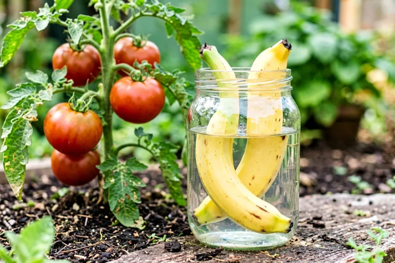 Cascas de banana nos tomateiros: a infusão de potássio que não custa nada