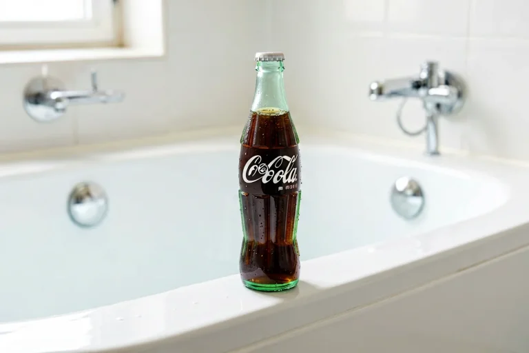Coca-Cola para limpar a banheira: o truque simples que devolve o branco