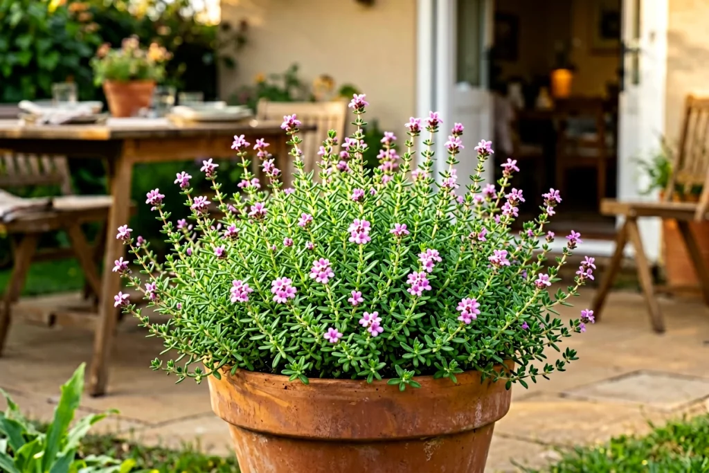 Tomilho no jardim: a planta aromática que pode ajudar a afastar os mosquitos